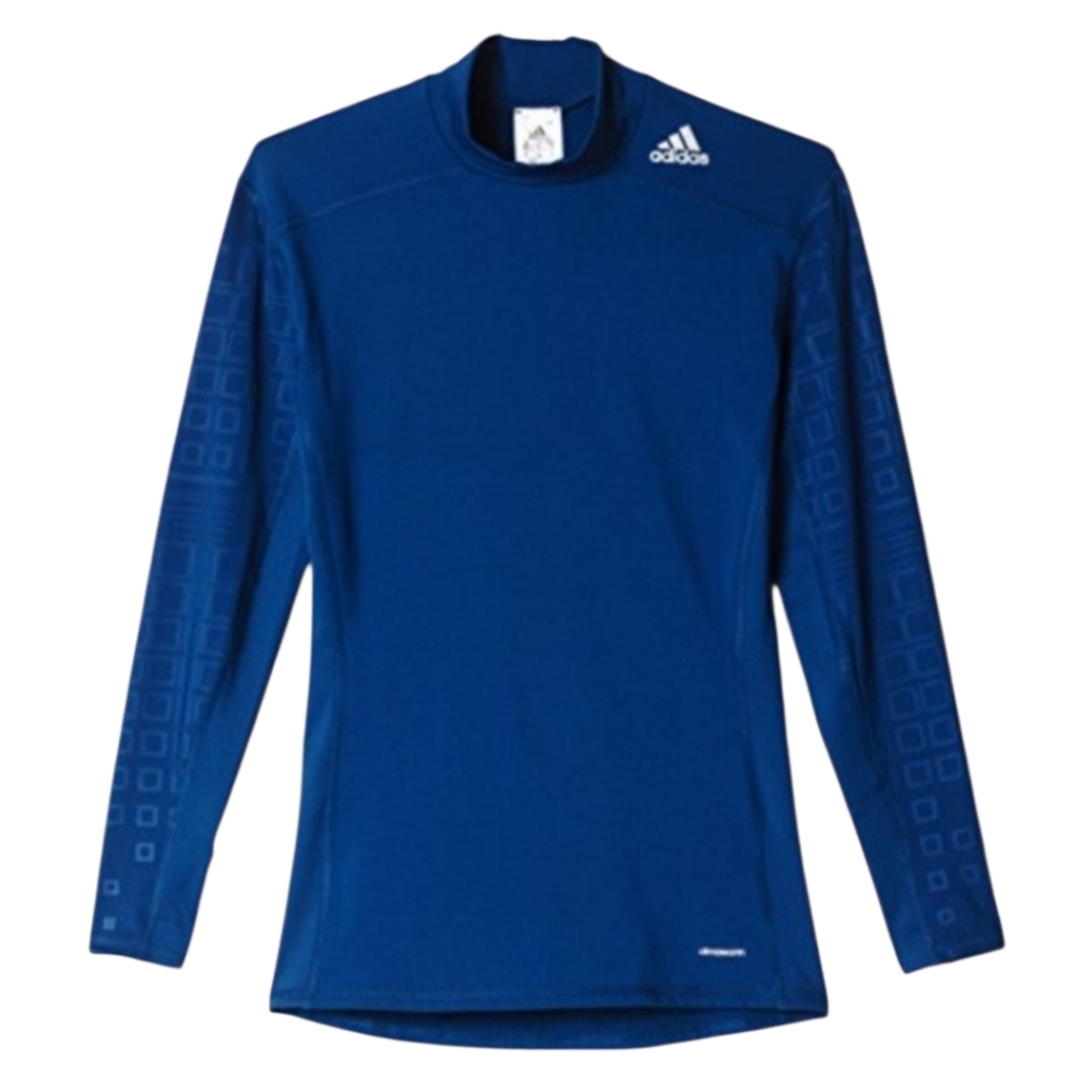 LG NWT Mens Adidas Techfit Compression Top Teal Activewear Workout Athletic